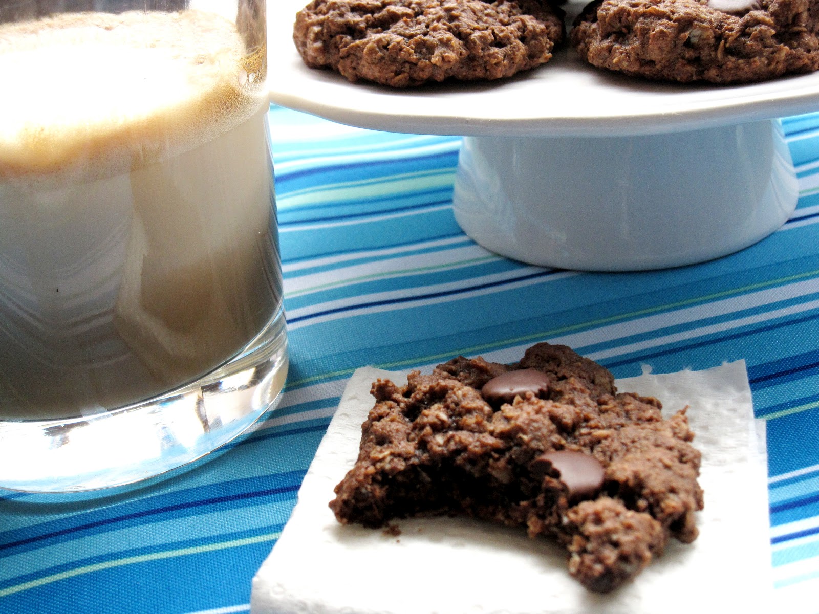 Chocolate Espresso Oatmeal Cookies She Bakes Here