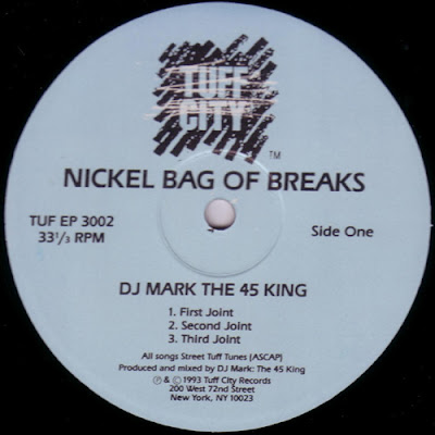 DJ Mark The 45 King / Tuff City Squad ‎– Nickel Bag Of Breaks (1993, 192) VLS