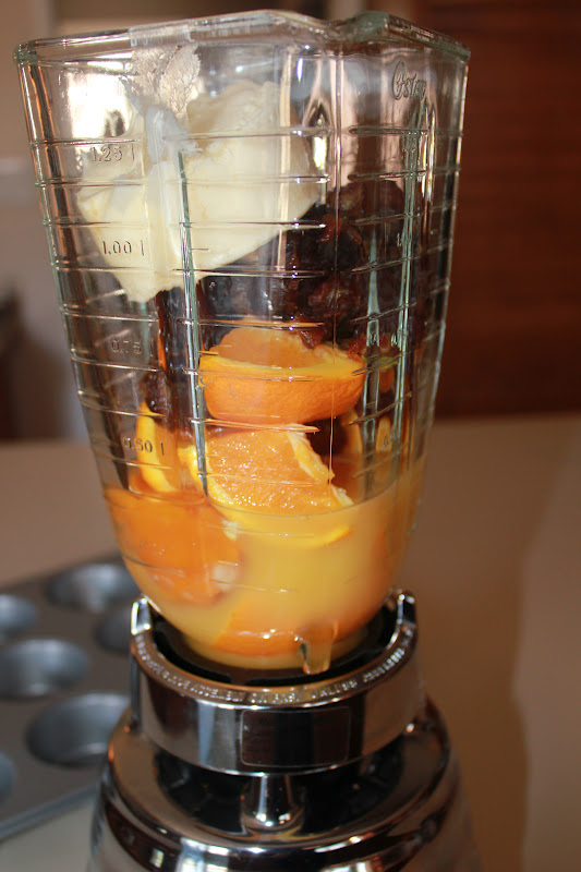 Sisters Luv 2 Cook ORANGE & DATE BLENDER MUFFINS