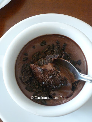 Crème cuit chocolat noir - Tanti auguri papà