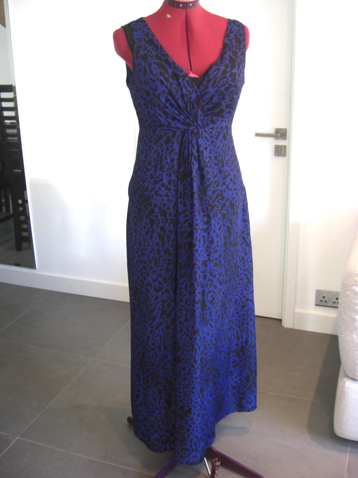 burda maxi dress