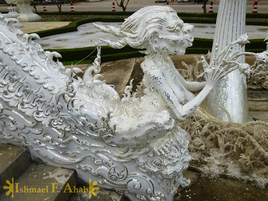 Statue in Wat Rong Khun, Chiang Rai, North Thailand