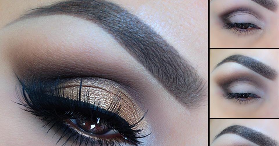 Something Beautiful 4 You Black and Gold Eye Shadow Tutorial