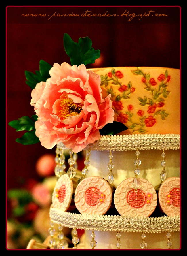 Shanghai Theme Wedding Cupcakes tower
