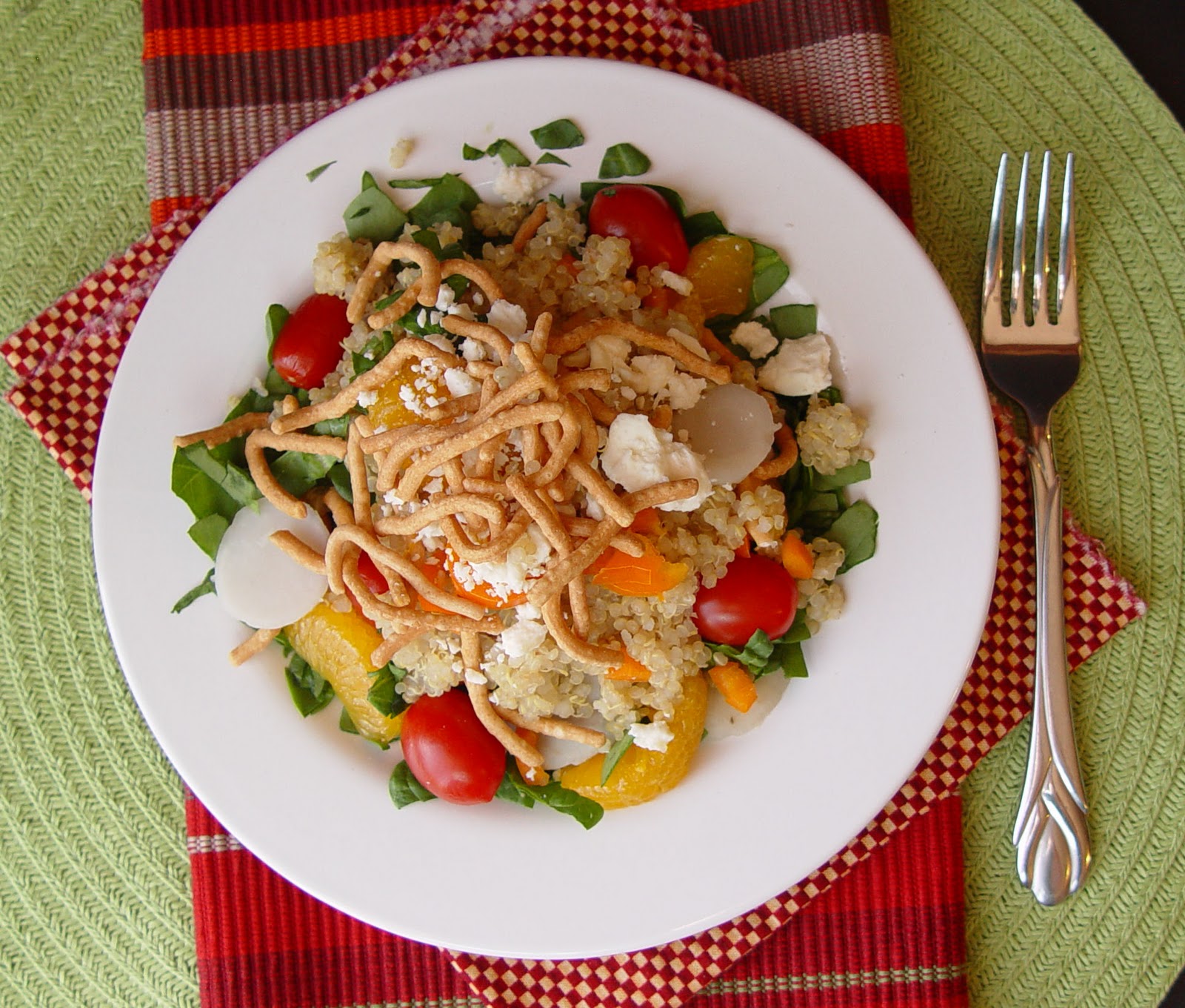 Quinoa Mandarin and Feta Salad
