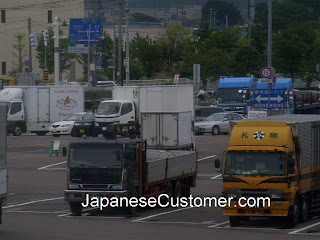 Japanese freight trucks copyright peter hanami 2010