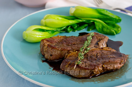 香煎羊扒配意大利黑醋汁 Balsamic Lamb Steaks02 香煎羊扒配意大利黑醋汁 Balsamic Lamb Steaks02