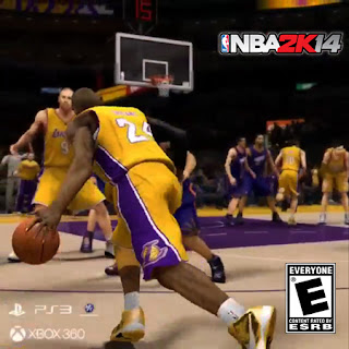 NBA 2K14 Kobe with a fake pass & step back shot