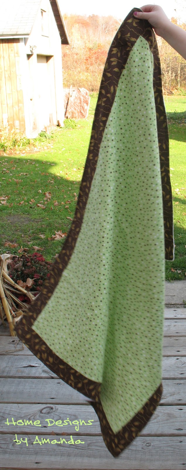 Home Designs by Amanda Earthy Primary Baby Quilt...