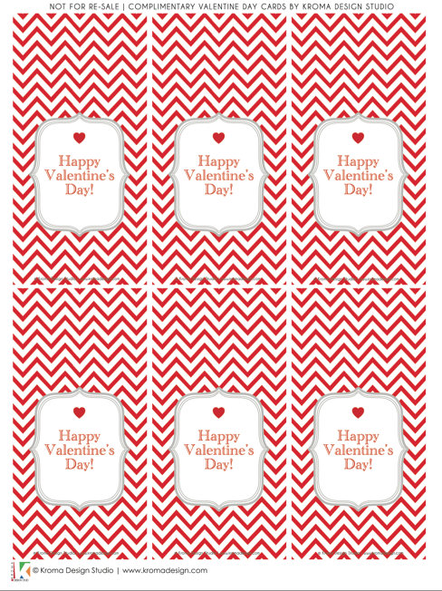 Valentine printable cards party FREE Printable Valentine Day Cards ~ Kroma Design Studio | Today's
