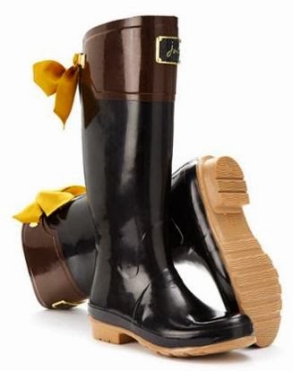 Joules bow wellies