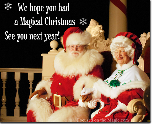 Epcot, American Adventure, Santa & Mrs Claus, Focused on the Magic