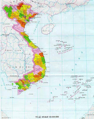 Vietnam Map Political Regional