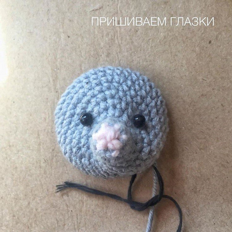 Мастер-класс магнит мышка крючком Мастер-класс магнит мышка крючком