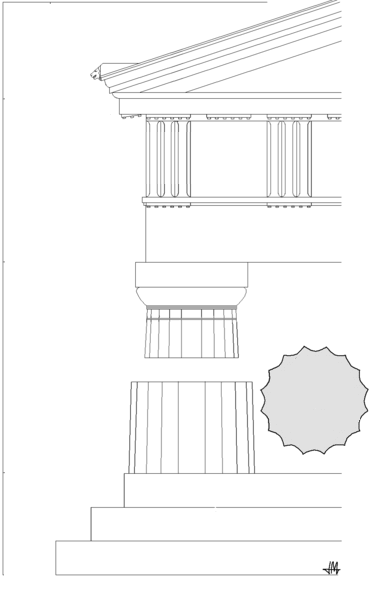 corinthian columns diagram