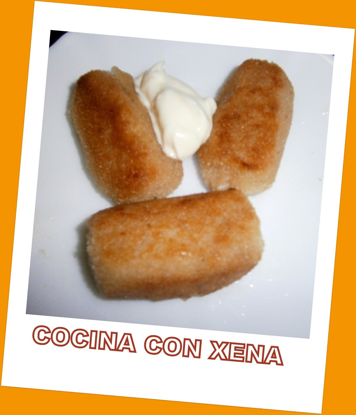 COCINA CON XENA Croquetas con pollo y bacon en TH....Paso a paso
