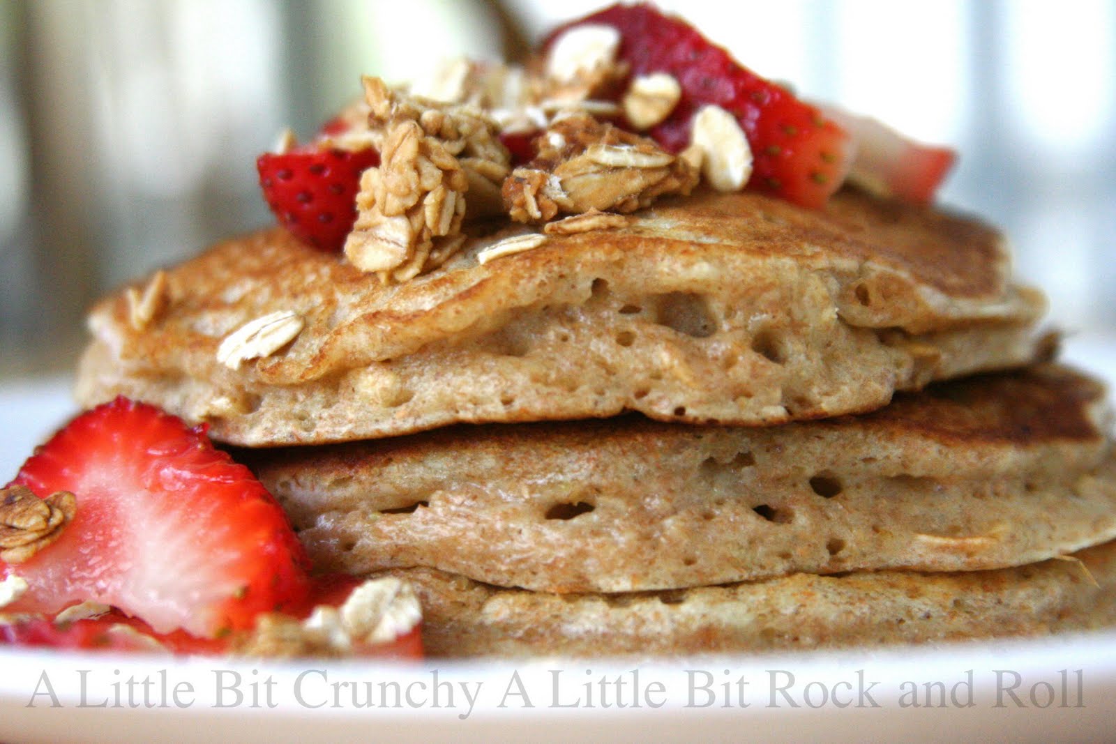 A Little Bit Crunchy A Little Bit Rock and Roll Granola Pancakes