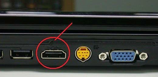 HDMI разъем в моноблоке
