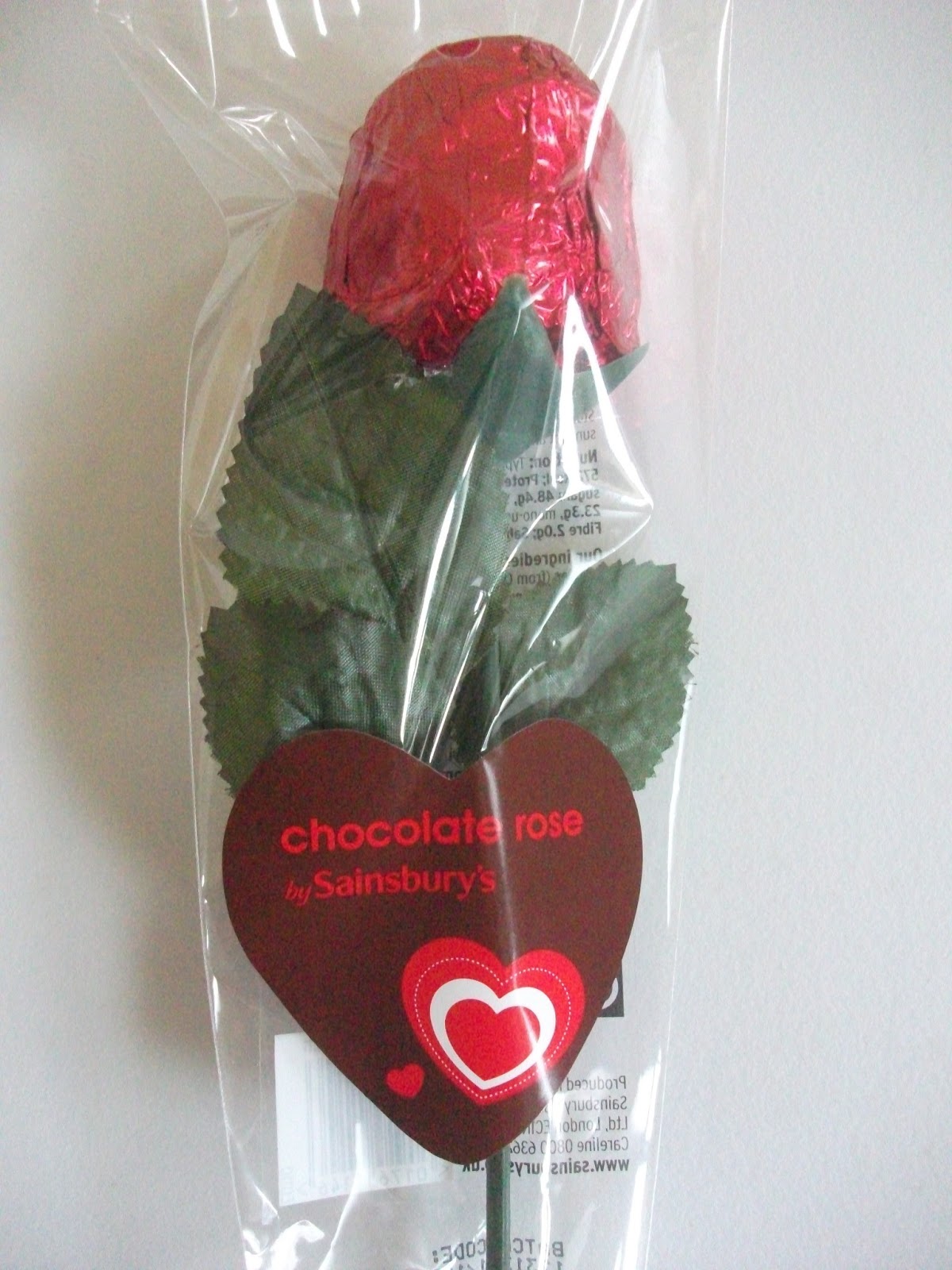Sainsbury's Discounted Valentines Chocs - Chocolate Rose, Lovemobile