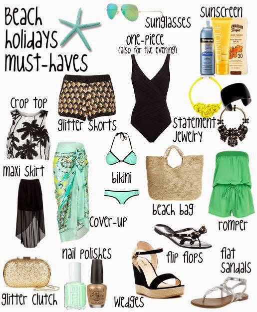 The traveling foodie Beach holidays musthaves