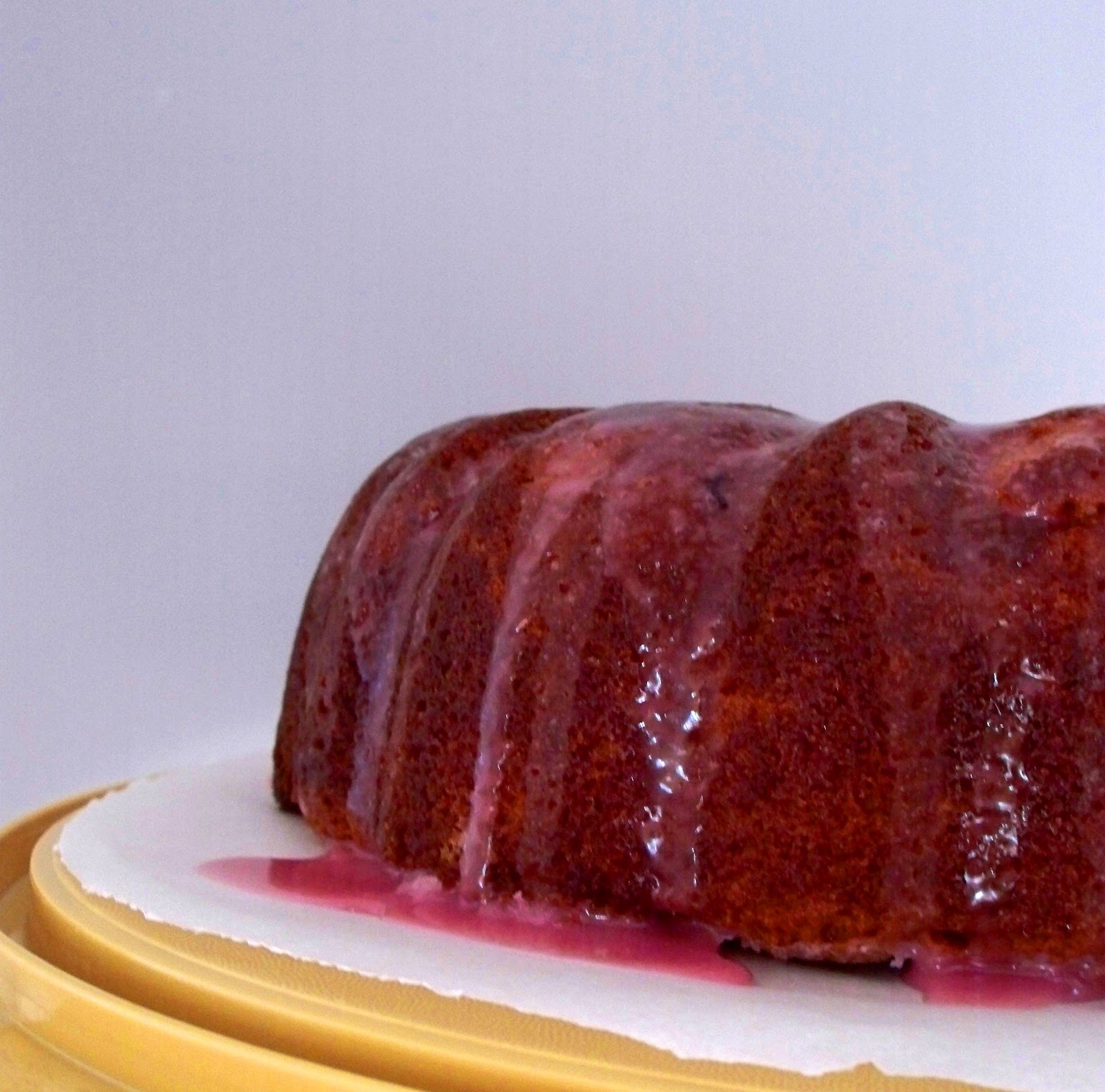 The Taming of the Roux Lemon Chambord Bundt Cake