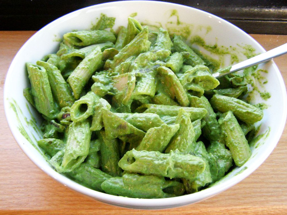 maple•spice Creamy Spinach Pasta Sauce