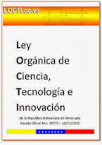 Ley Orgánica de Ciencia, Tecnología e Innovación