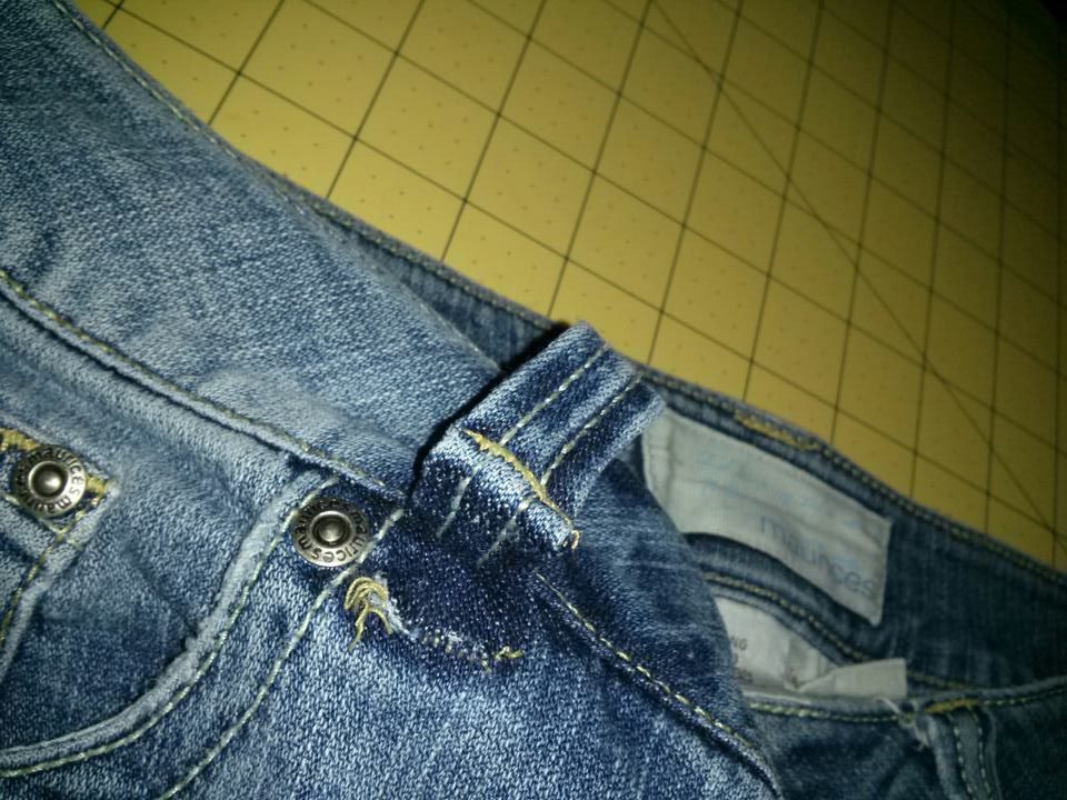 Shut Up, Jessica! frontonly Maternity Jeans Conversion tutorial