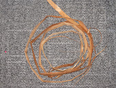 Phases of Cedar Bark Headband Weaving