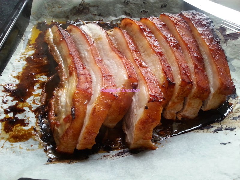 Pancetta fresca con salsa BBQ al forno Foodie in Translation