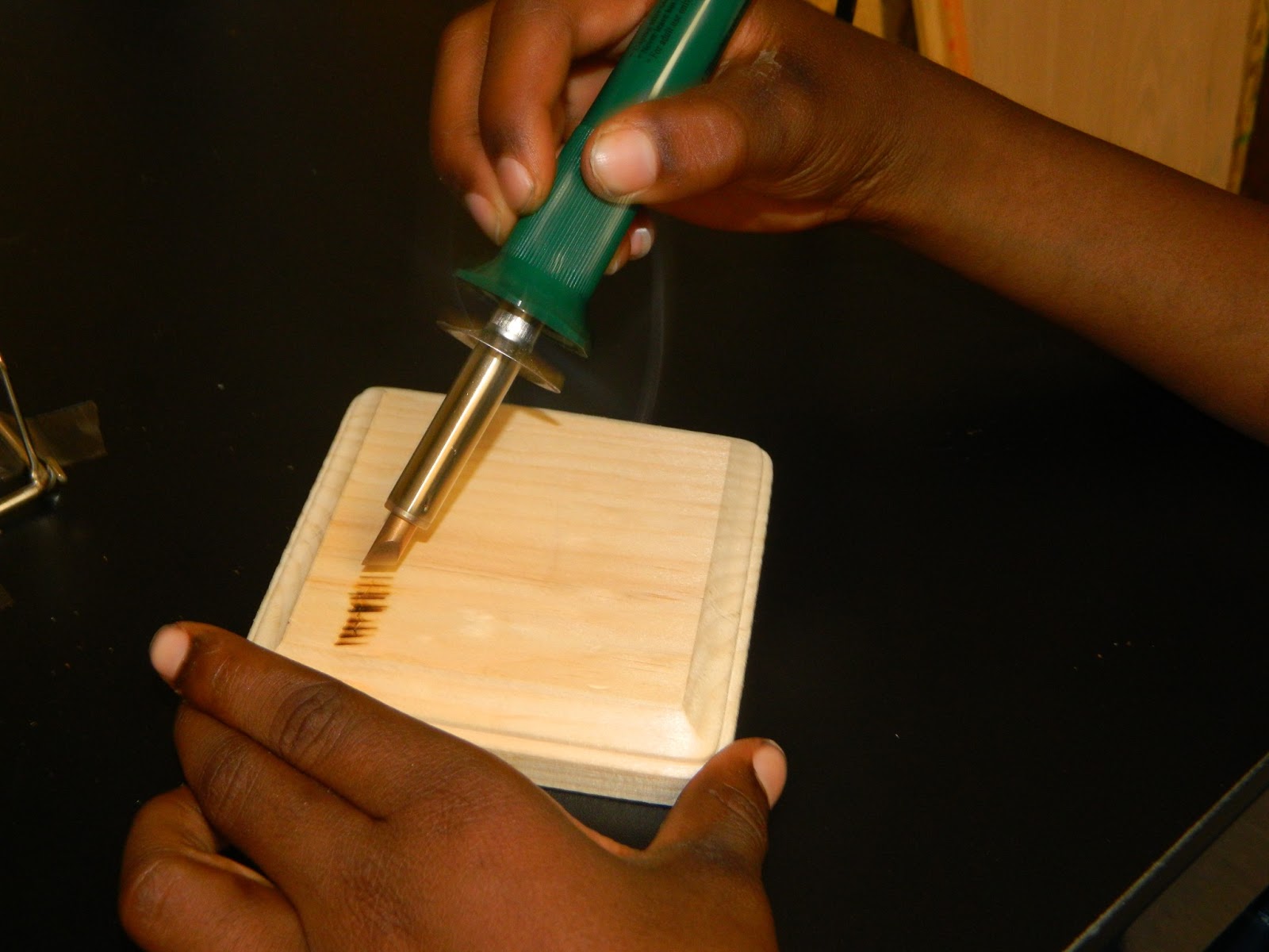 Think.Create.Explore. Wood Burning