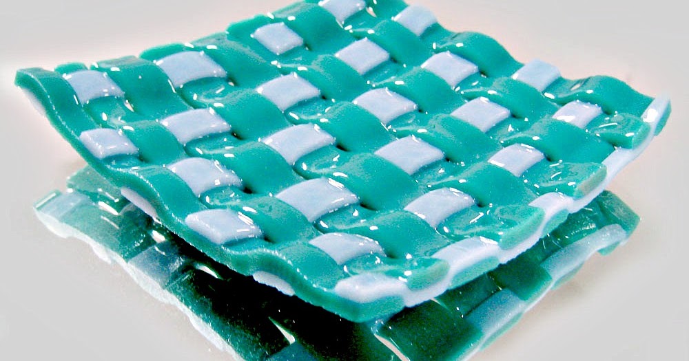 Fused Glass Glass Weave