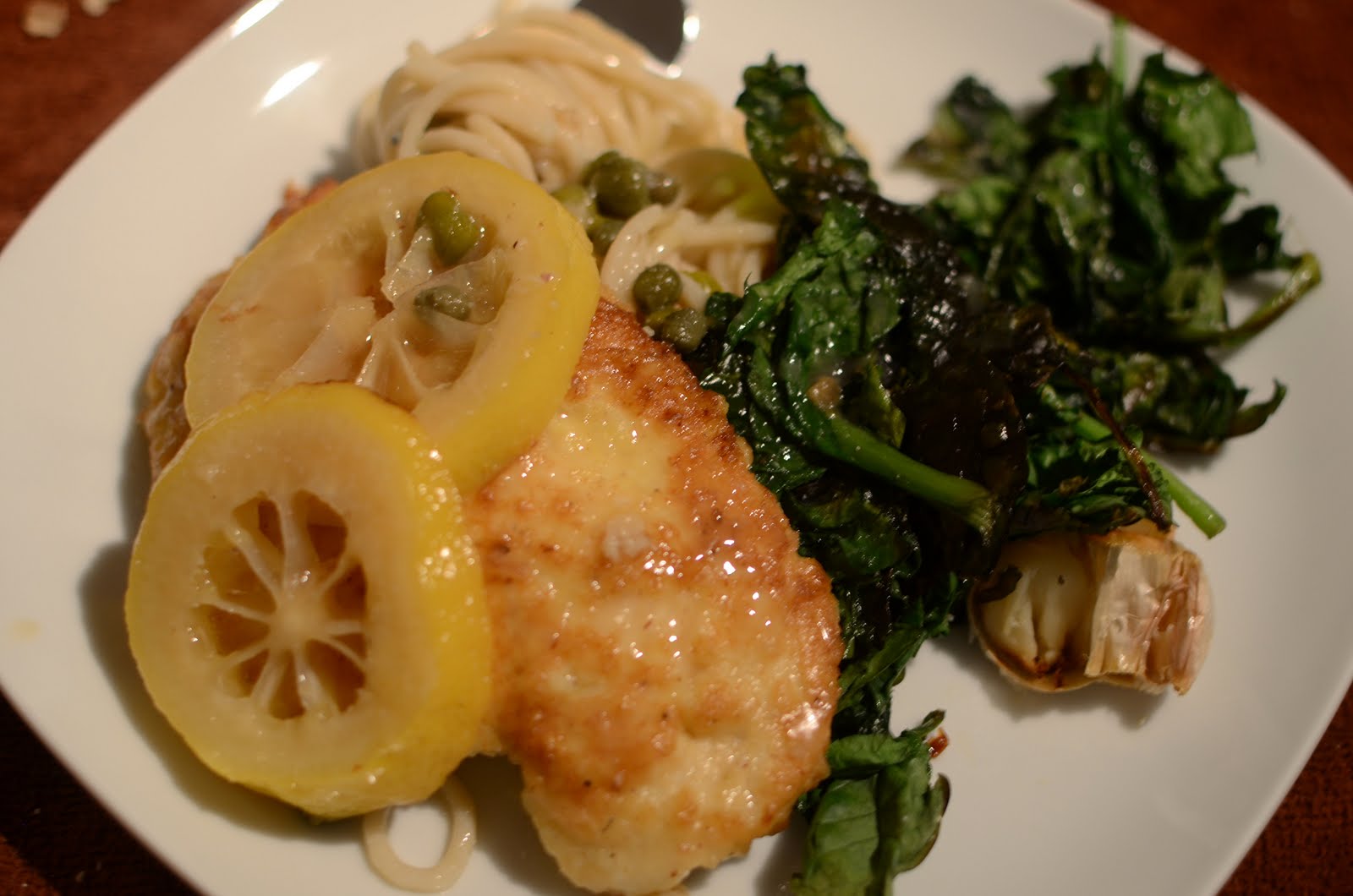 Gluten Delicious Chicken Francese with capers (gluten free)