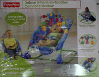 2 Fisher Price Deluxe Infant to Toddler Comfort Rocker