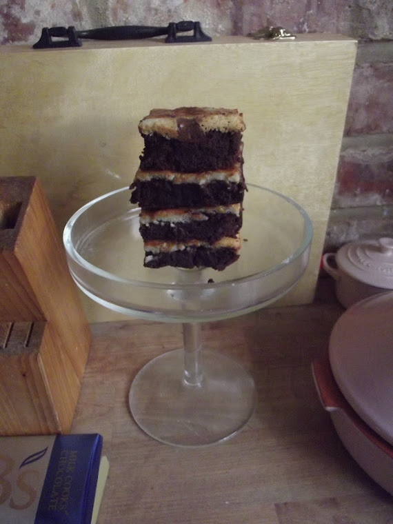 cappacino and cherry cheescake brownie