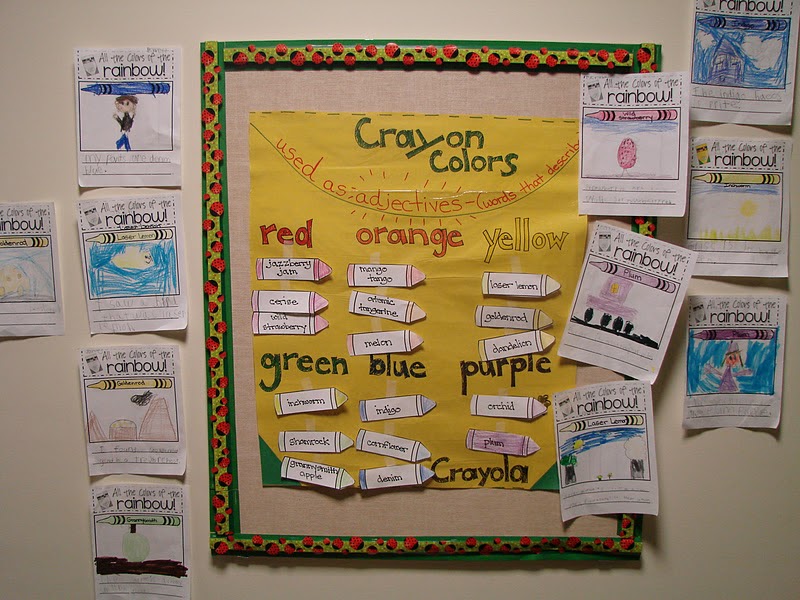 First Grade Lyons' Den Colorful Adjectives