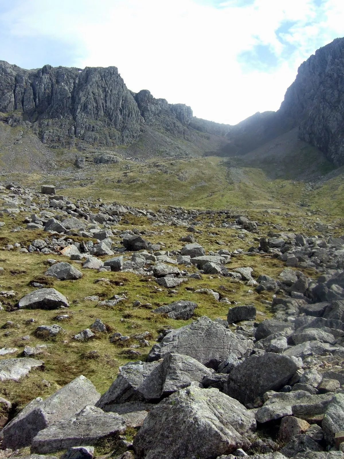 on the path to scafell pike