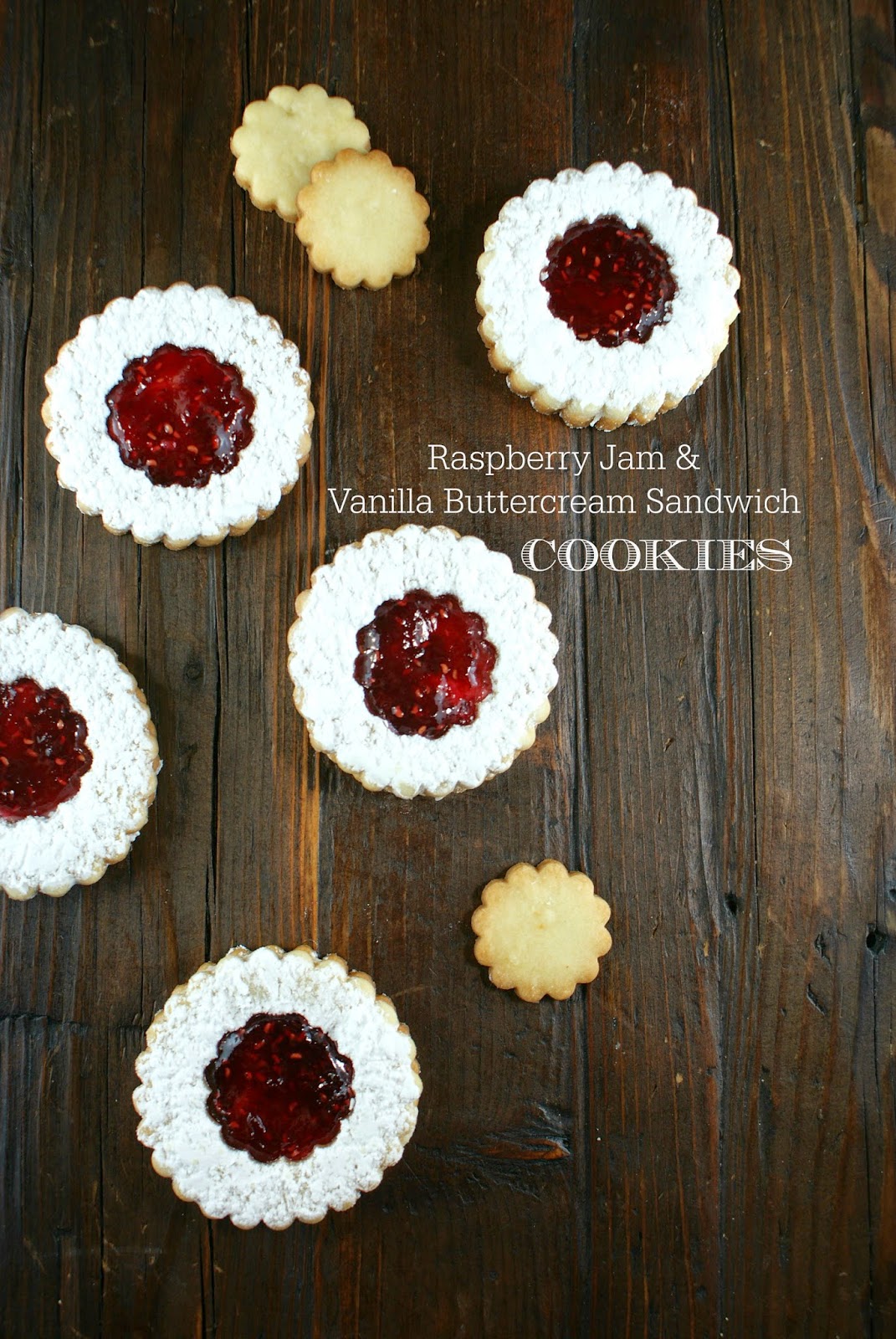 Authentic Suburban Gourmet Raspberry Jam & Buttercream Sandwich