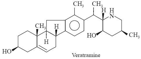 Steroidal alkaloids structure