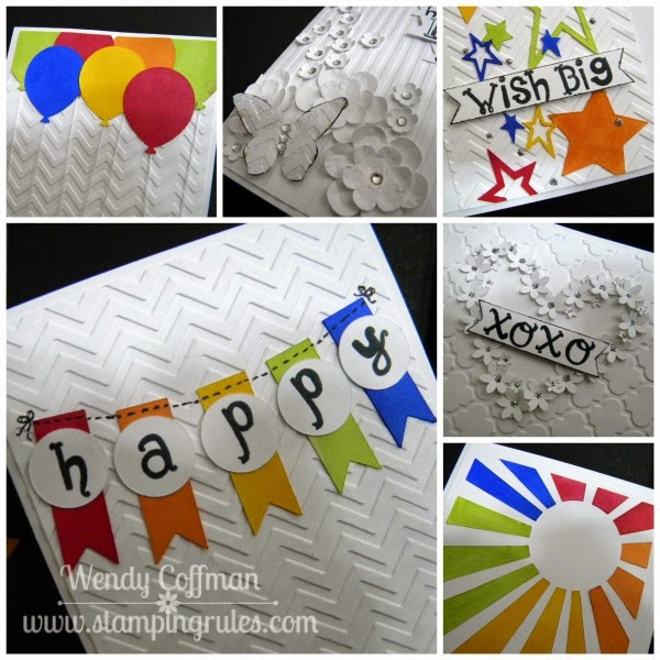 Stamping Rules! July Creative Kit Brite White Cards