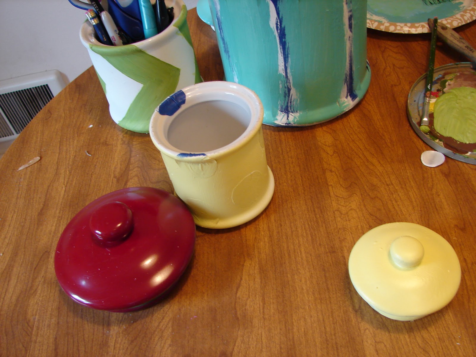 A girl and a glue gun canisters, giggly gumdrops, and cricut love