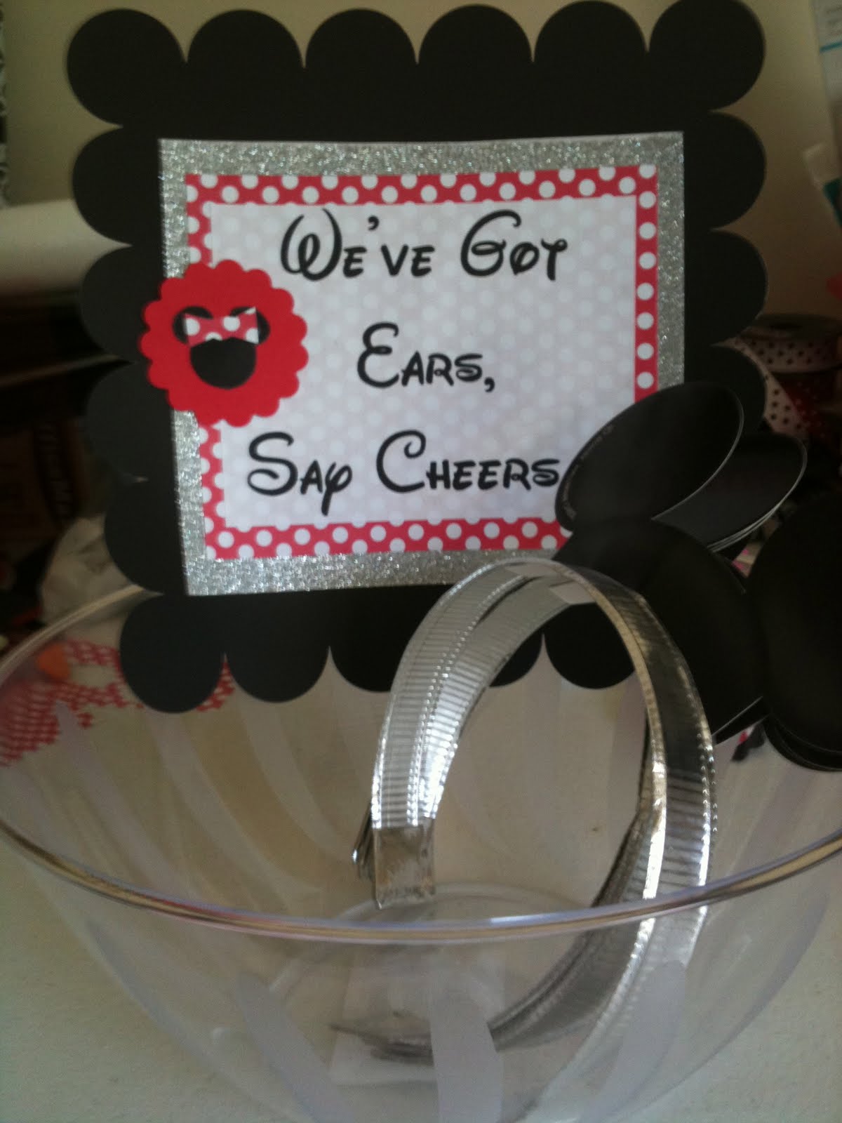 mickey mouse ear headband