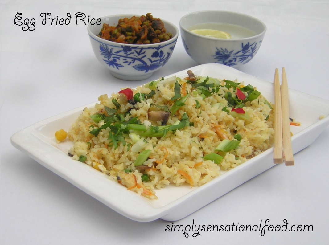 Egg fried rice simply.food