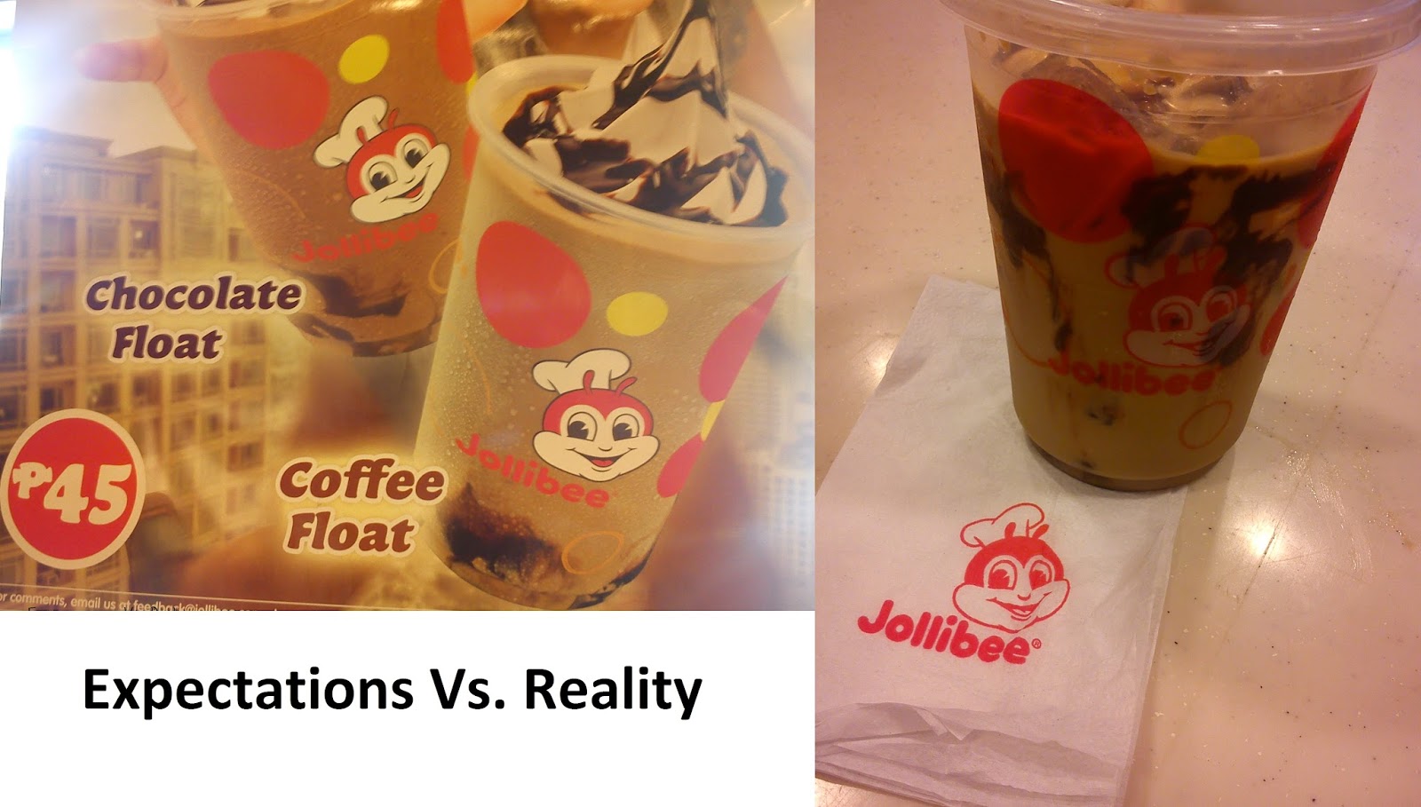 Jollibee's Coffee Float Food, Travel and Whatevs
