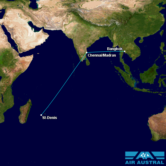 The African Aviation Tribune • THAILAND Air Austral switches Chennai