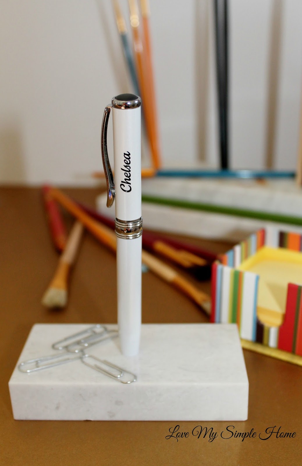 Repurpose Trophies Into Marble Pen Holders Love My Simple Home