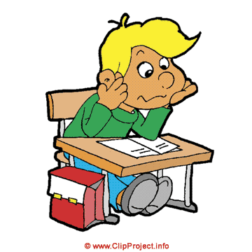 Cartoon Boy School