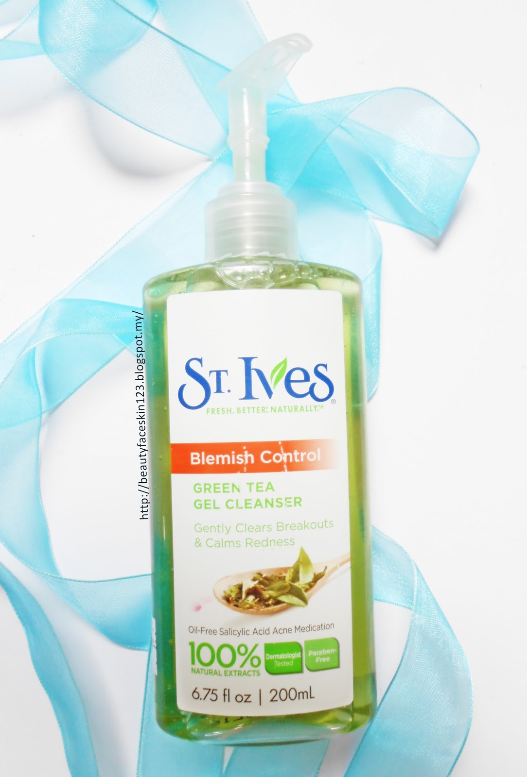 GREAT SKIN&LIFE REVIEW ON ST.IVES BLEMISH CONTROL GREEN TEA GEL CLEANSER