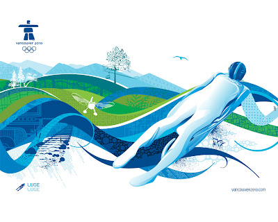 Free Vancouver 2010 Olympic Winter Games PowerPoint Background 21
