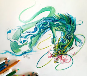 21-Chinese-Dragon-Katy-Lipscomb-Lucky978-Fantasy-Watercolor-Paintings-Colored-Pencils-Drawings-www-designstack-co